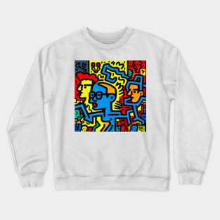 Cute Abstrac Doodle 3 Crewneck Sweatshirt